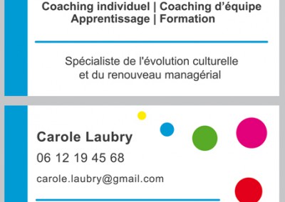 Carte de visite (recto-verso) / Société de Coaching / Illustrator