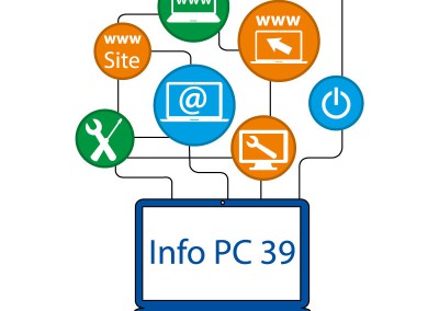 Création d'une Illustration pour insérer sur son site / Société de maintenance informatique / Illustrator