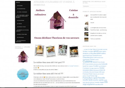 Création de la Mise en page pour un article sur un Blog Culinaire